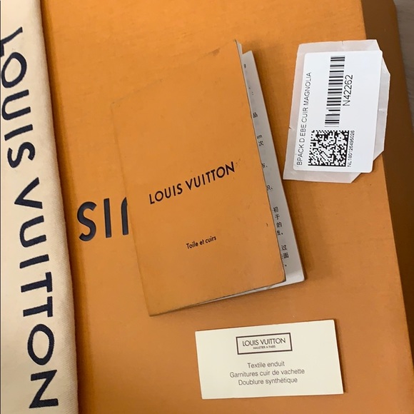 LOUIS VUITTON DAMIER  leather backpack - Picture 8 of 8